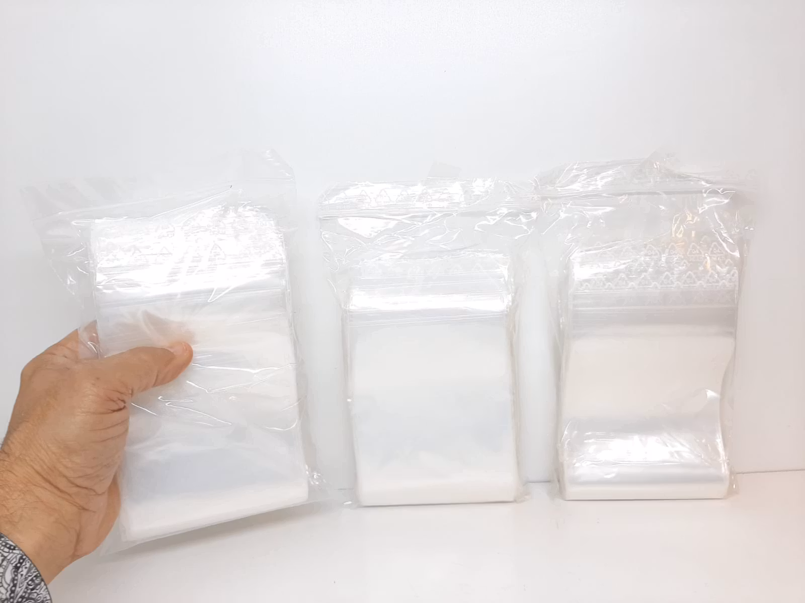 Blixtlåspåsar / Zippåsar: 100x250 mm (1000 st)