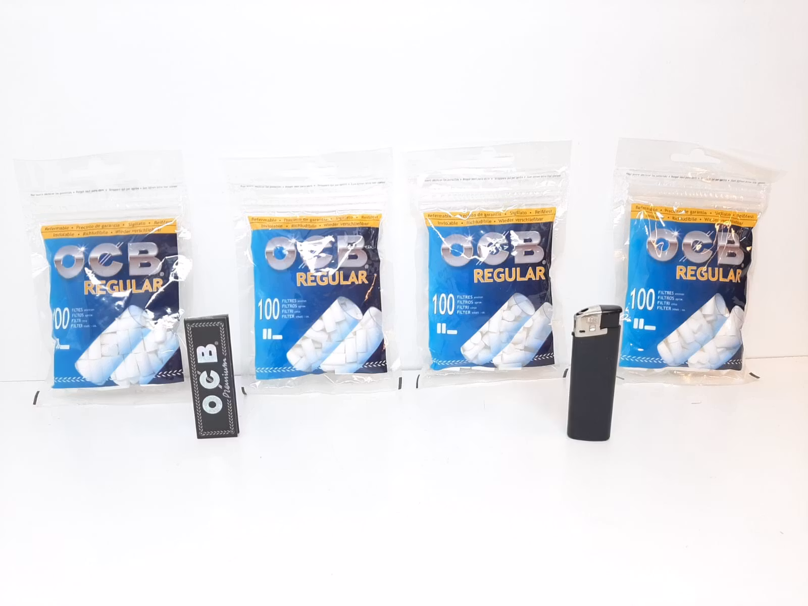 OCB Filter Regular (4 påsar) + tillbehör