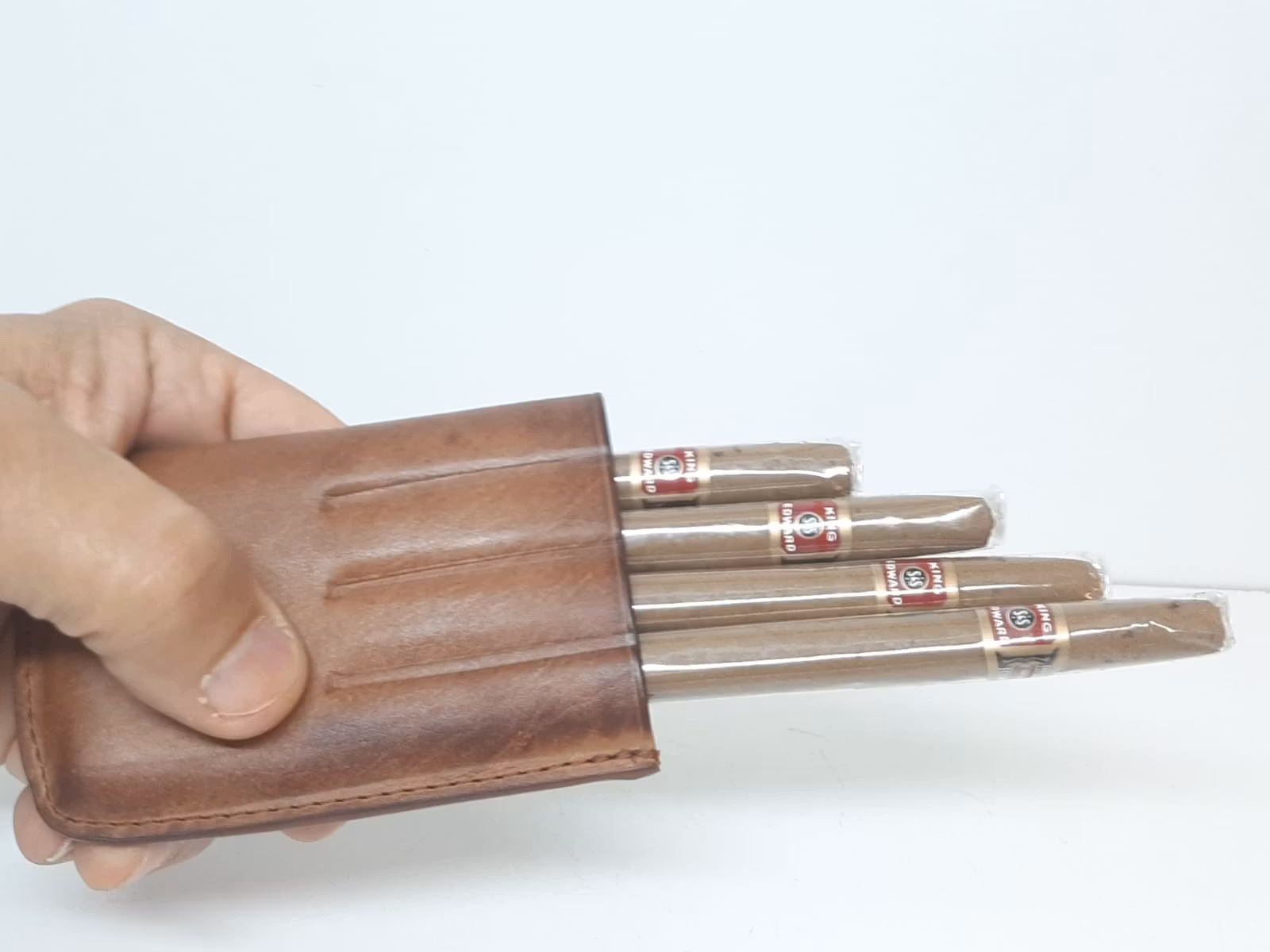 Cigarilletui för 4 cigariller (cigarill etui)
