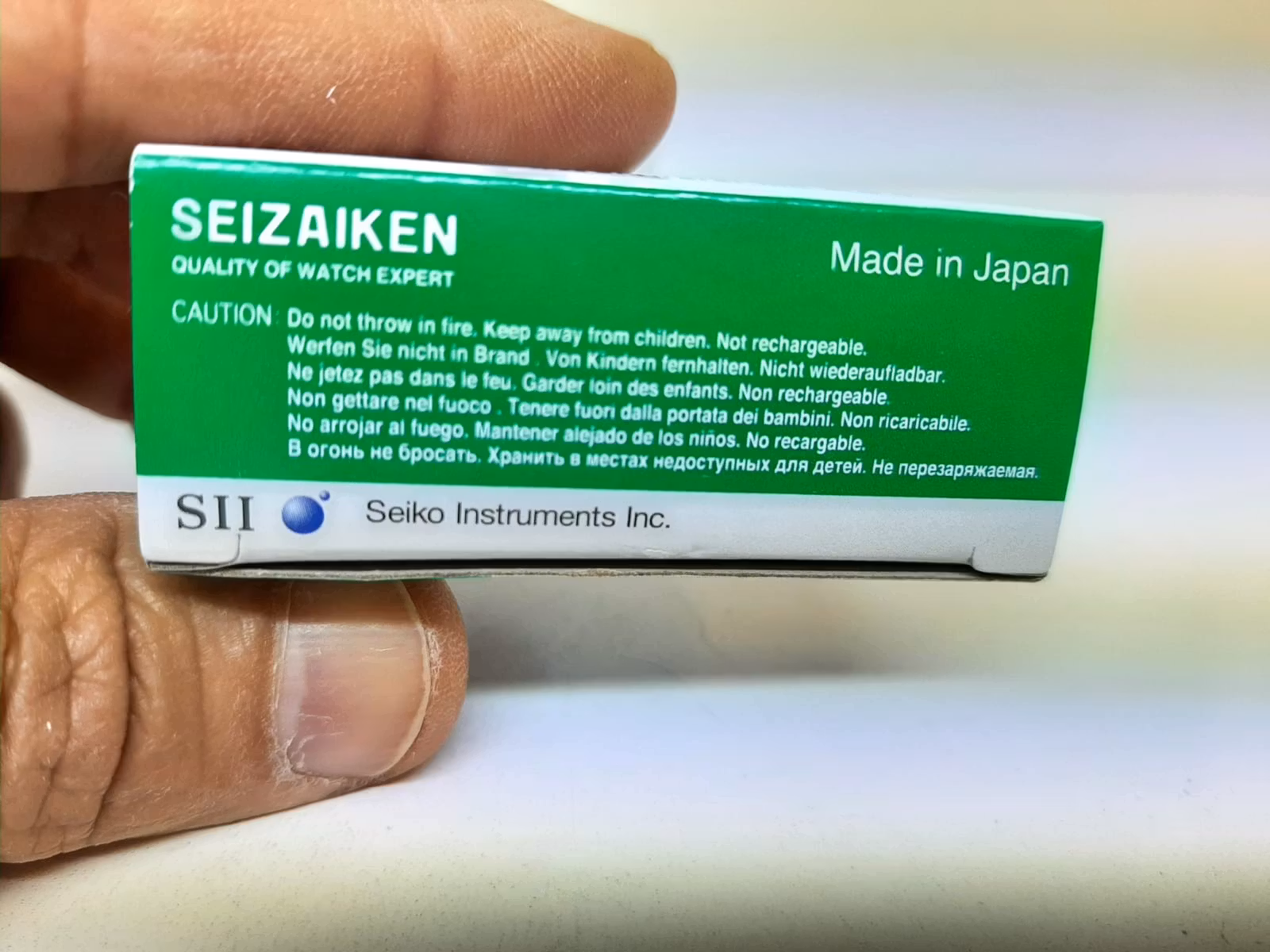 Klockbatteri SEIZAIKEN 377 (Seiko batteri)