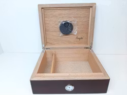 Cigarr humidor ANGELO Brun + tillbehör