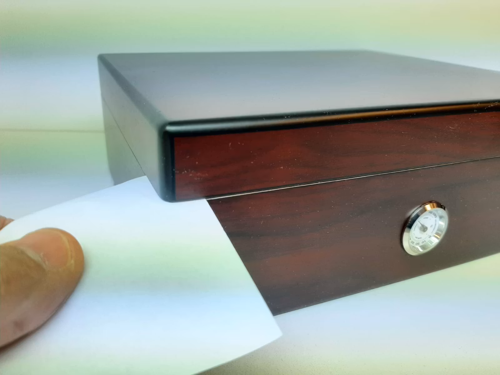 Cigarr humidor ANGELO Brun + tillbehör