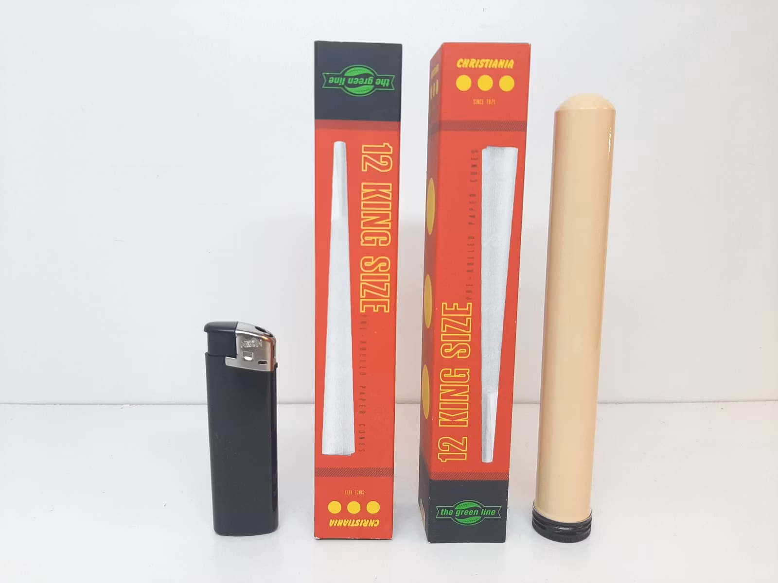 CONES: Färdigrullade koniska papper (2 x 12st) + tillbehör
