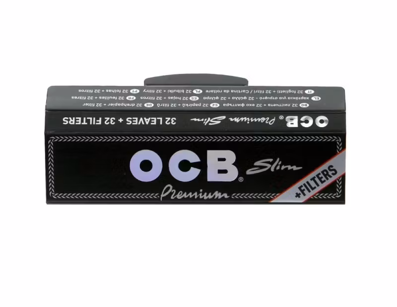 DISPLAY: OCB Slim + Filter (cigarettpapper)