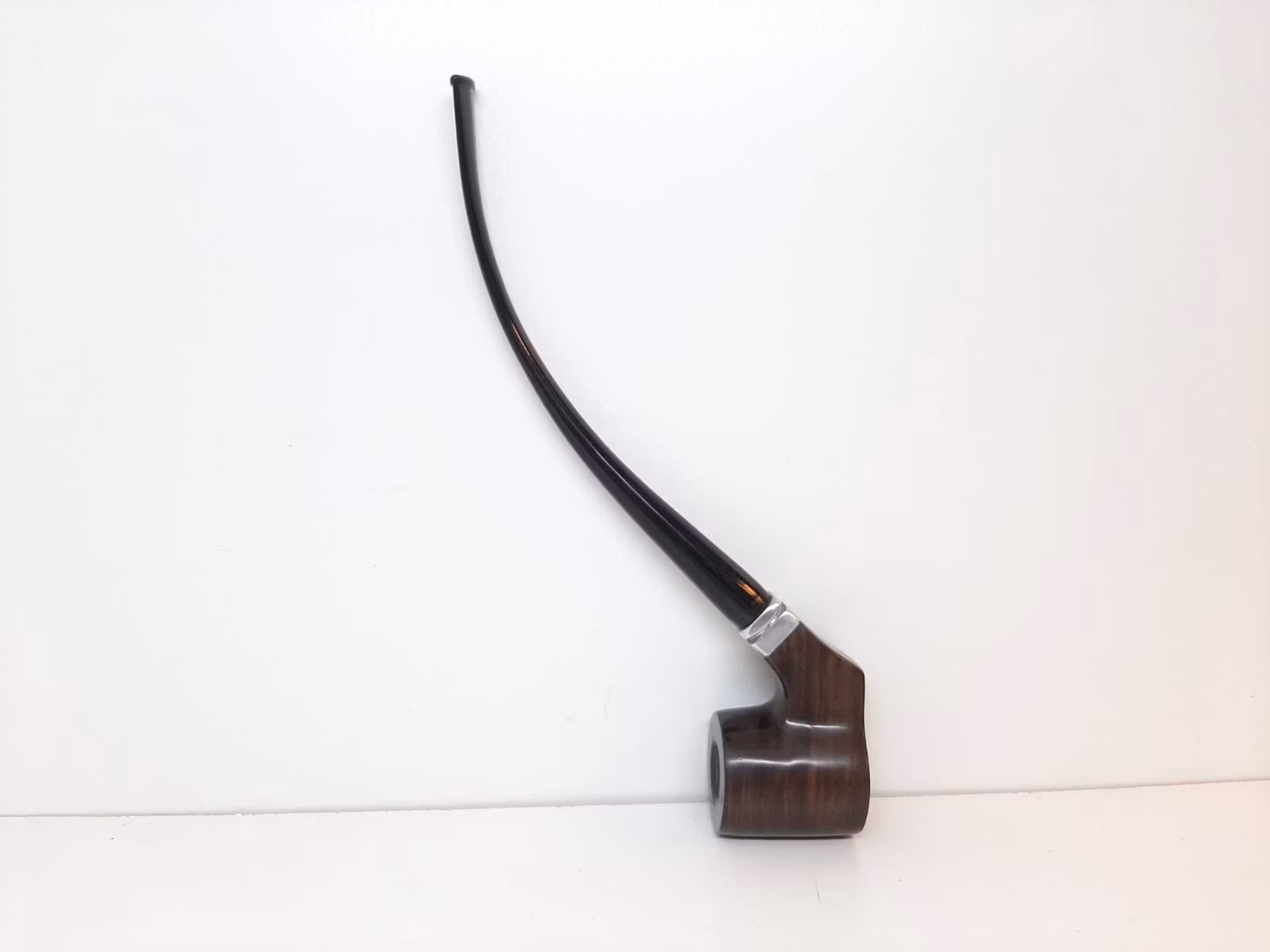 Ebenholts pipa LÅNG (Ebony) + tillbehör