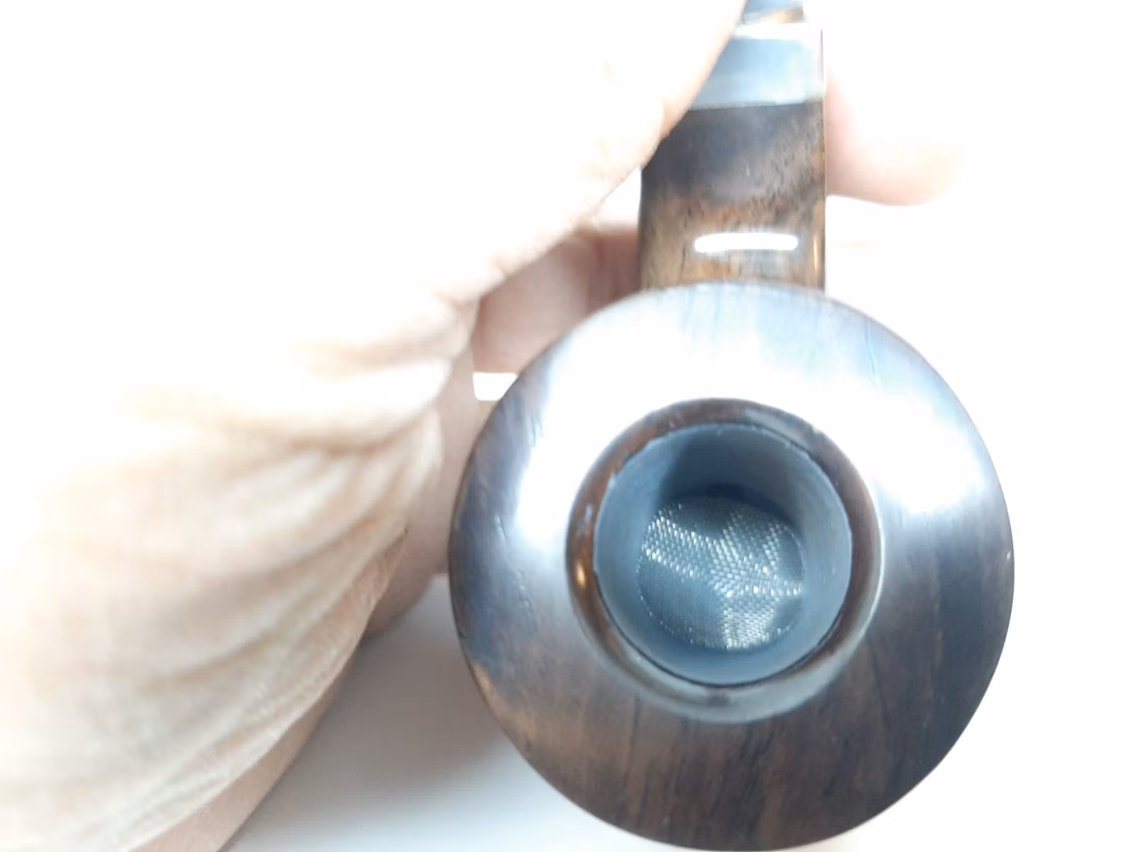 Ebenholts pipa LÅNG (Ebony) + tillbehör