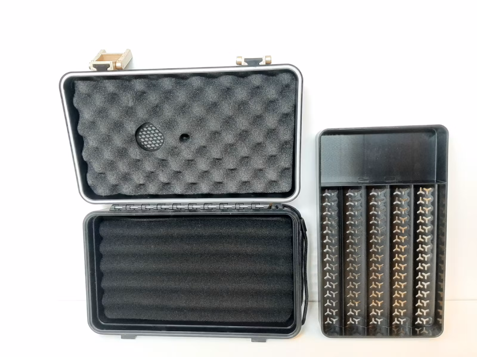 Resehumidor med inbyggd hygrometer + tillbehör