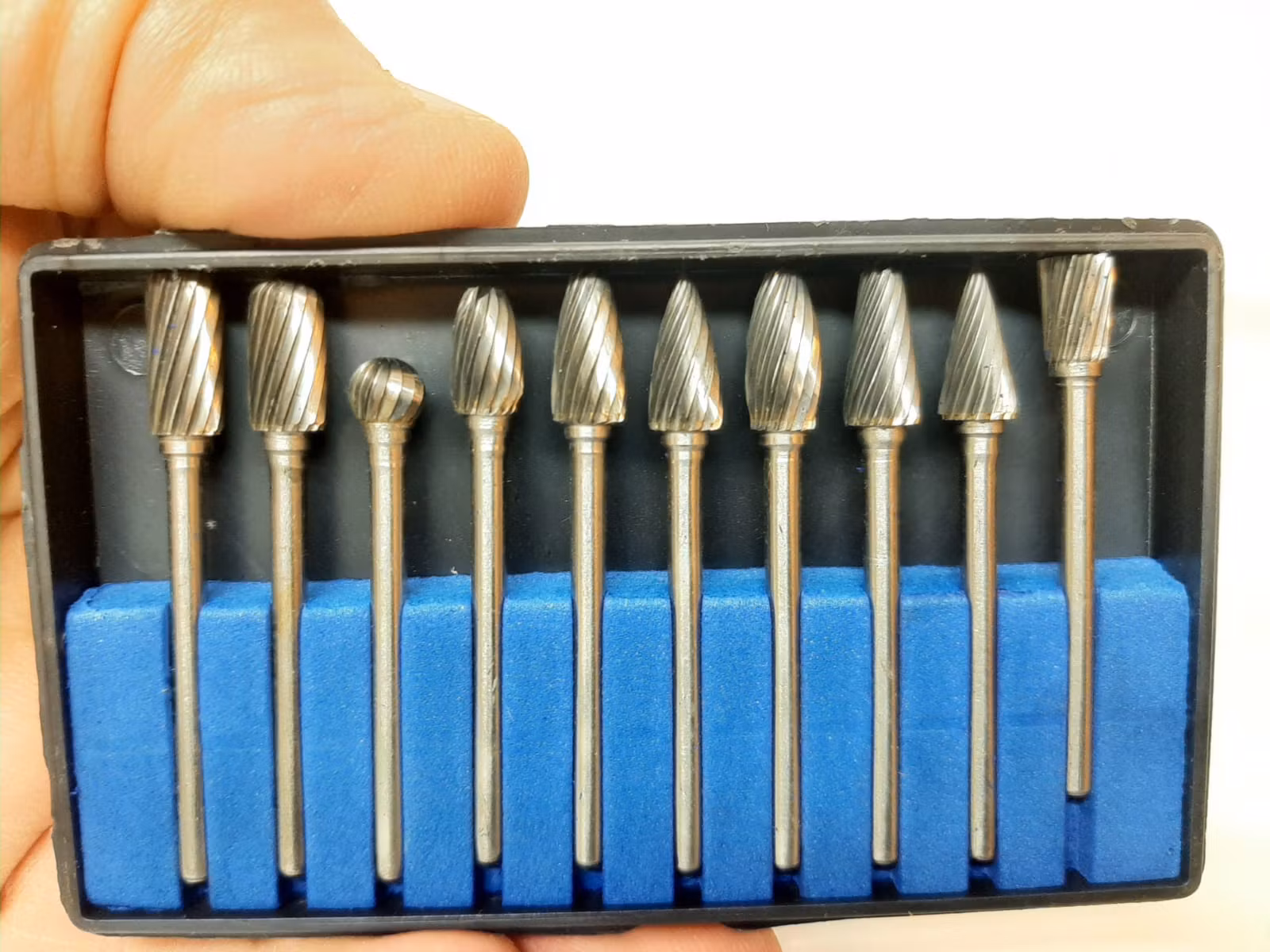 Verktyg: 10st roterande filar (set borr bits sats fil)