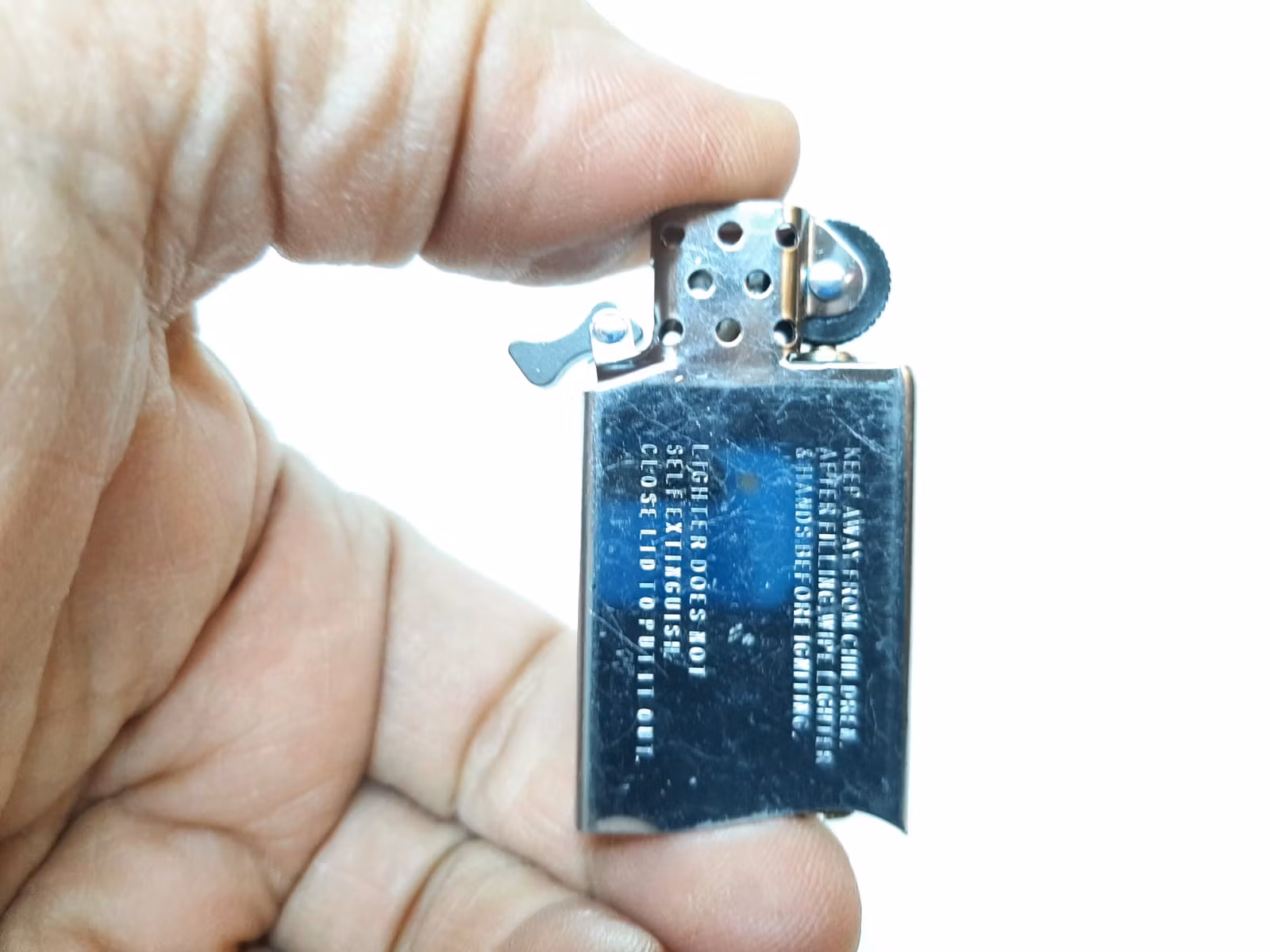 Zippotändare SLIM Blank + tillbehör