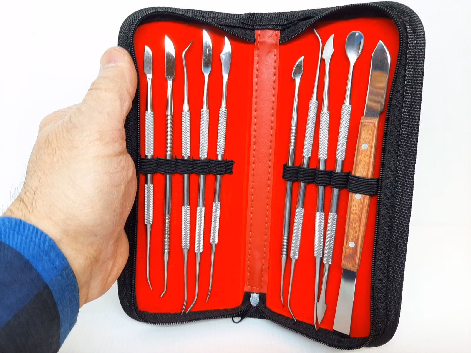 Set med 10st verktyg (Skulptering)