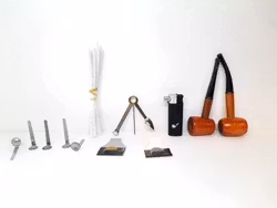 Pipa av körsbärsträd (2 st) + tillbehör
