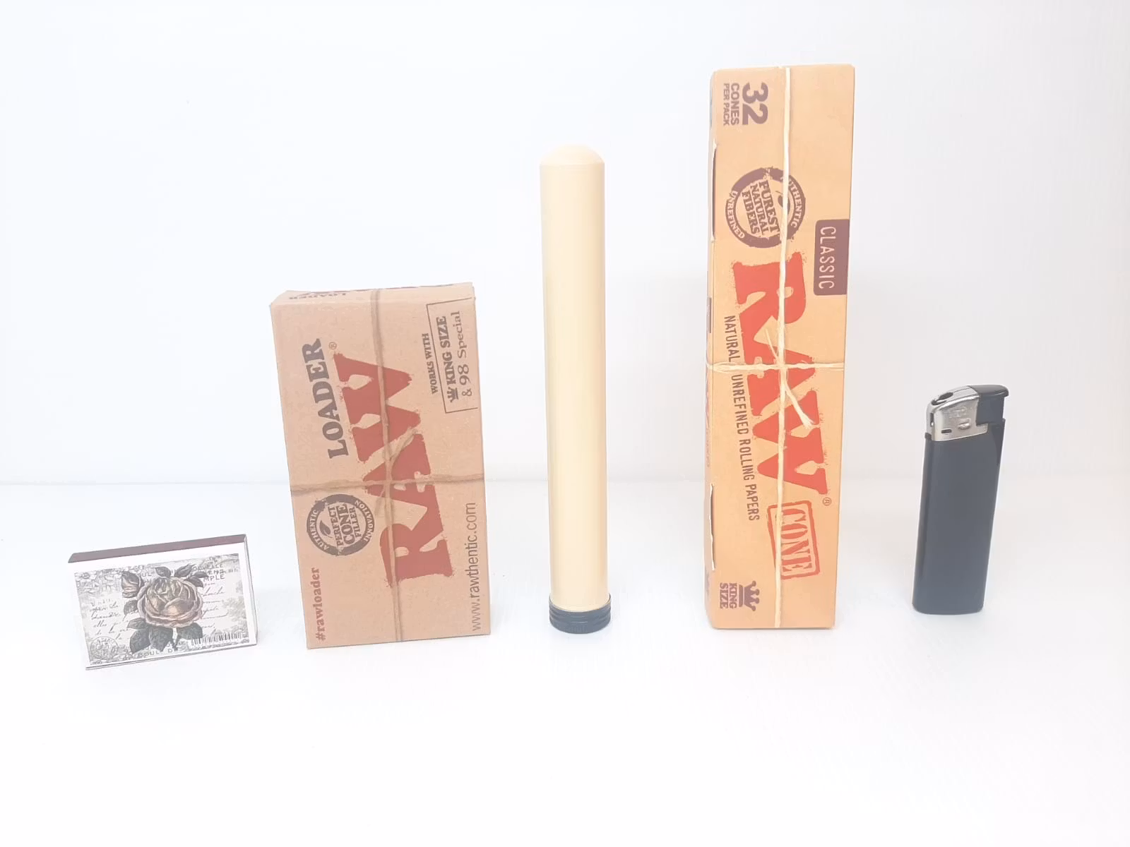 RAW Loader + 32 cones papper (cigarettpapper)