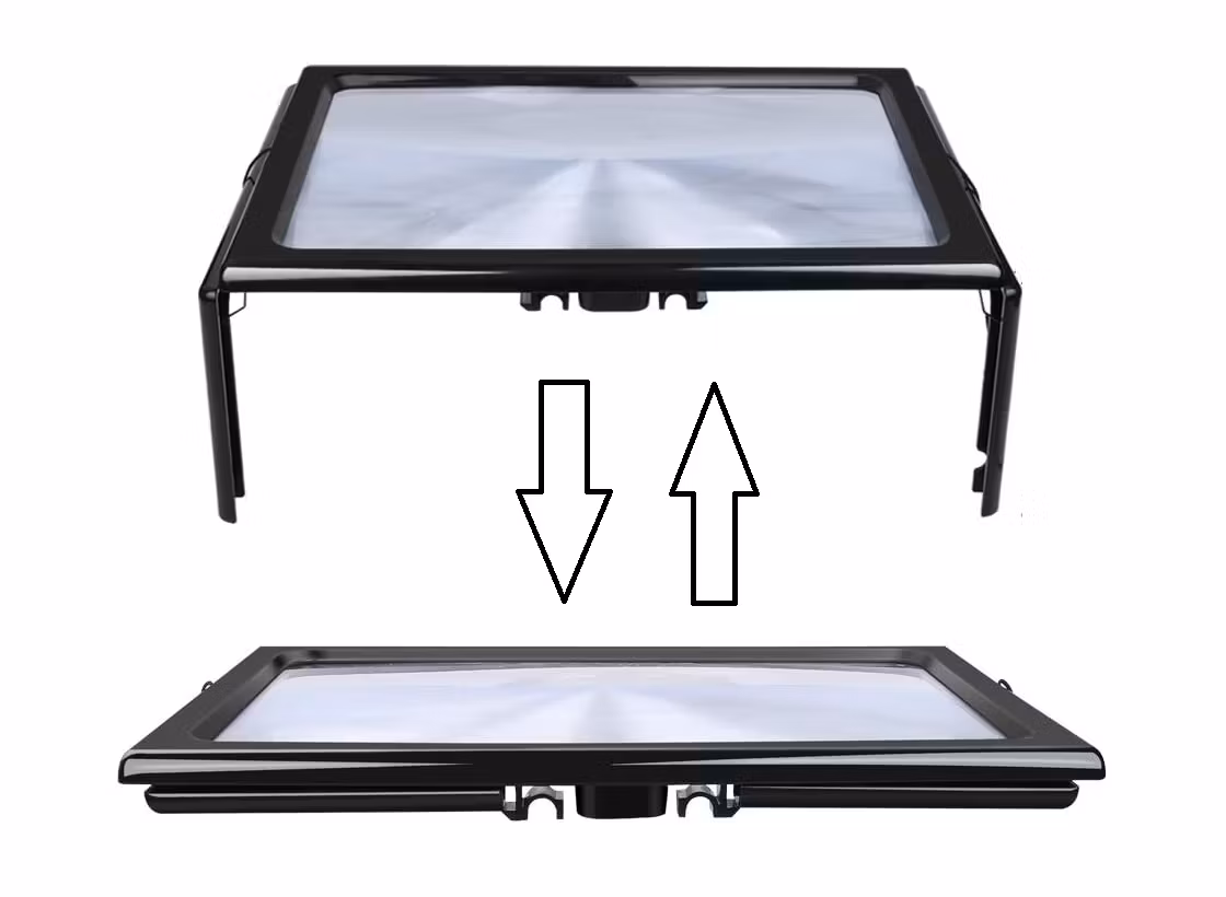 Förstoringsglas / Förstoringsplatta med LED