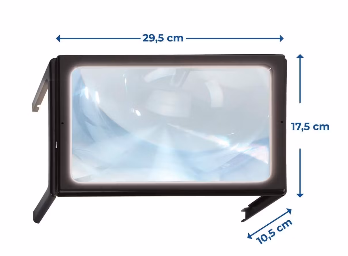 Förstoringsglas / Förstoringsplatta med LED