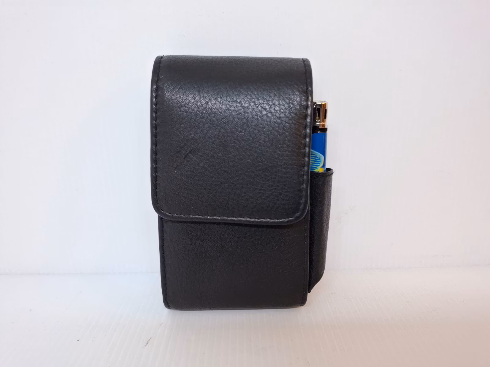 Cigarettetui Angelo LEATHER + Tändare