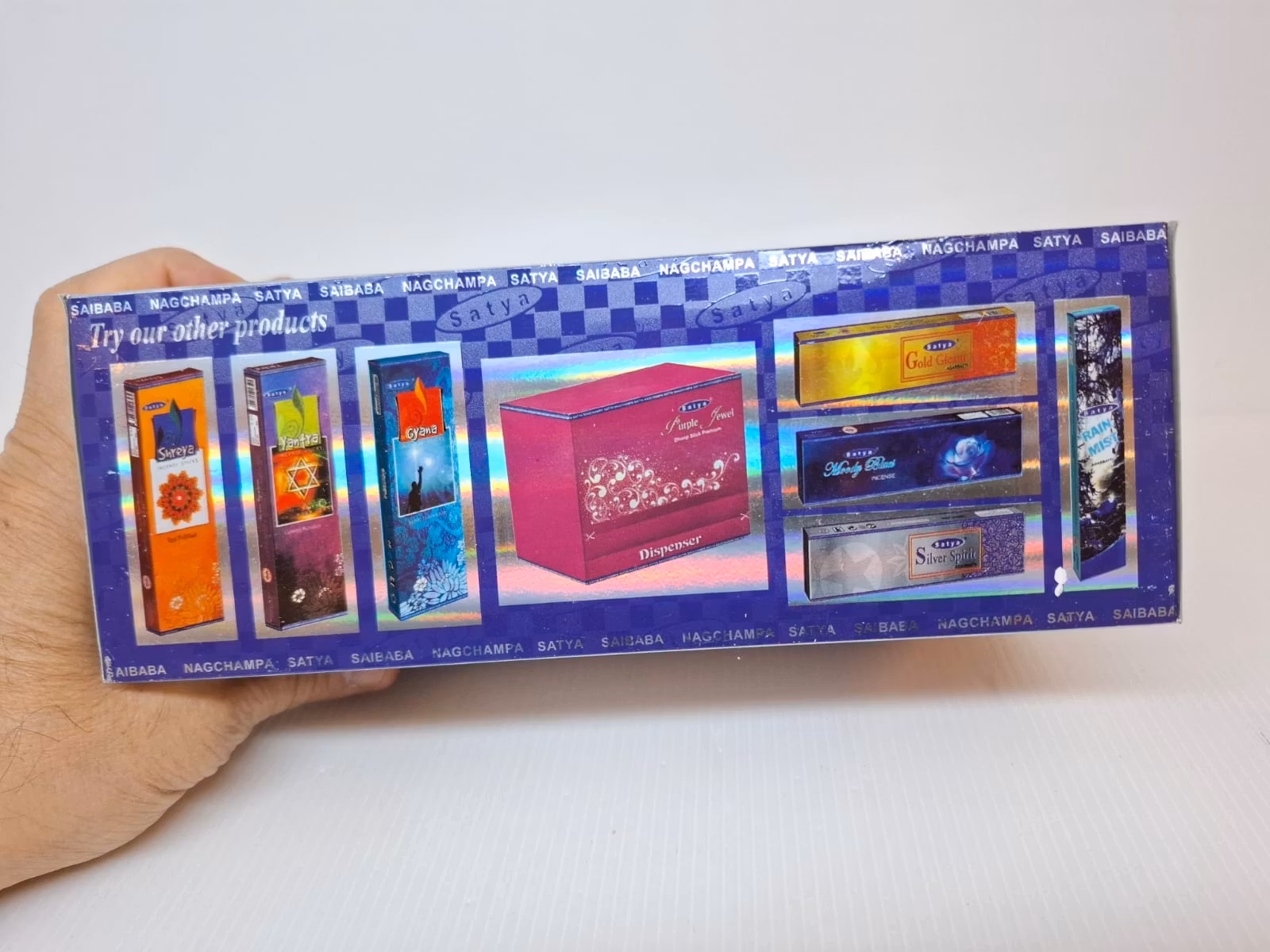 DISPLAY: Nag Champa Rökelse (12 paket)