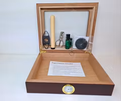 Cigarrhumidor Angelo Glas + tillbehör