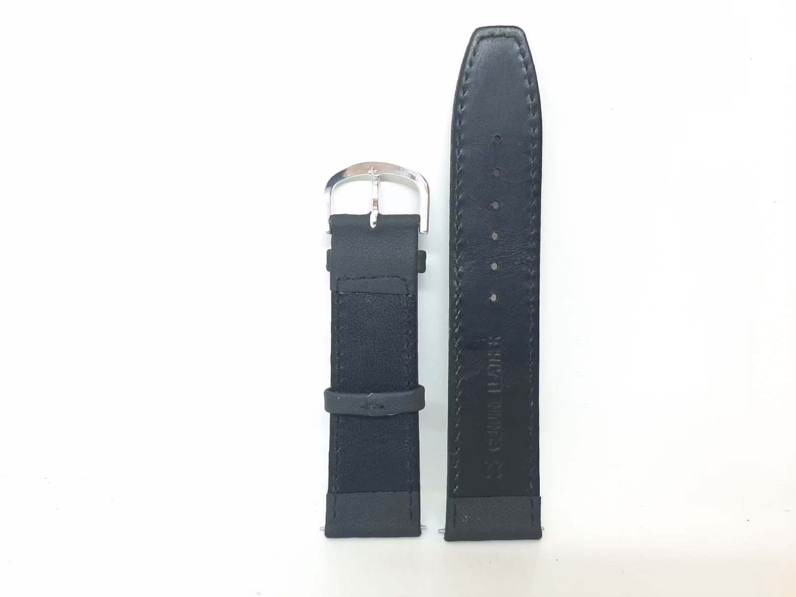 Armband SVART KALVSKINN (22 mm)