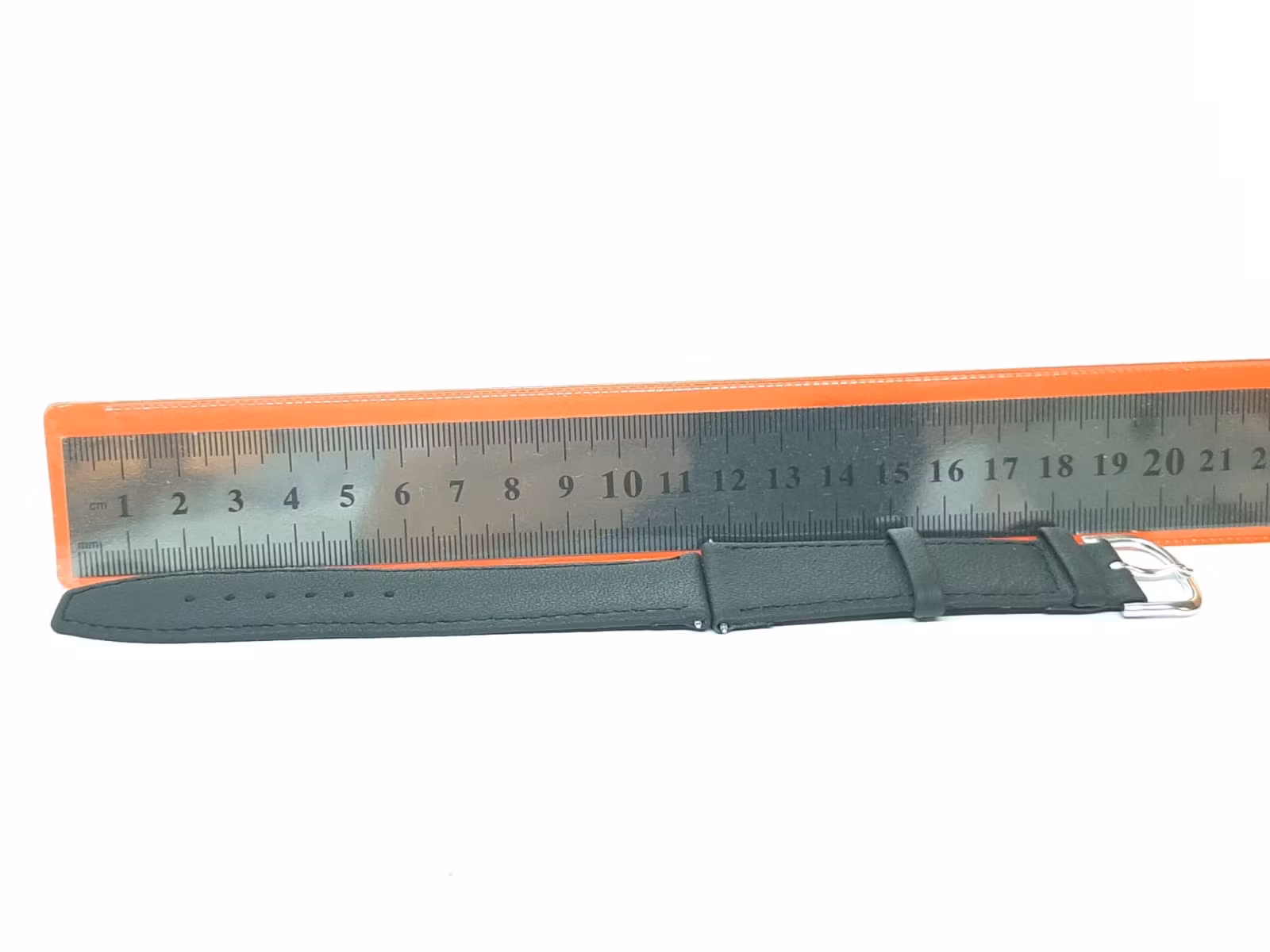 Armband SVART KALVSKINN (22 mm)