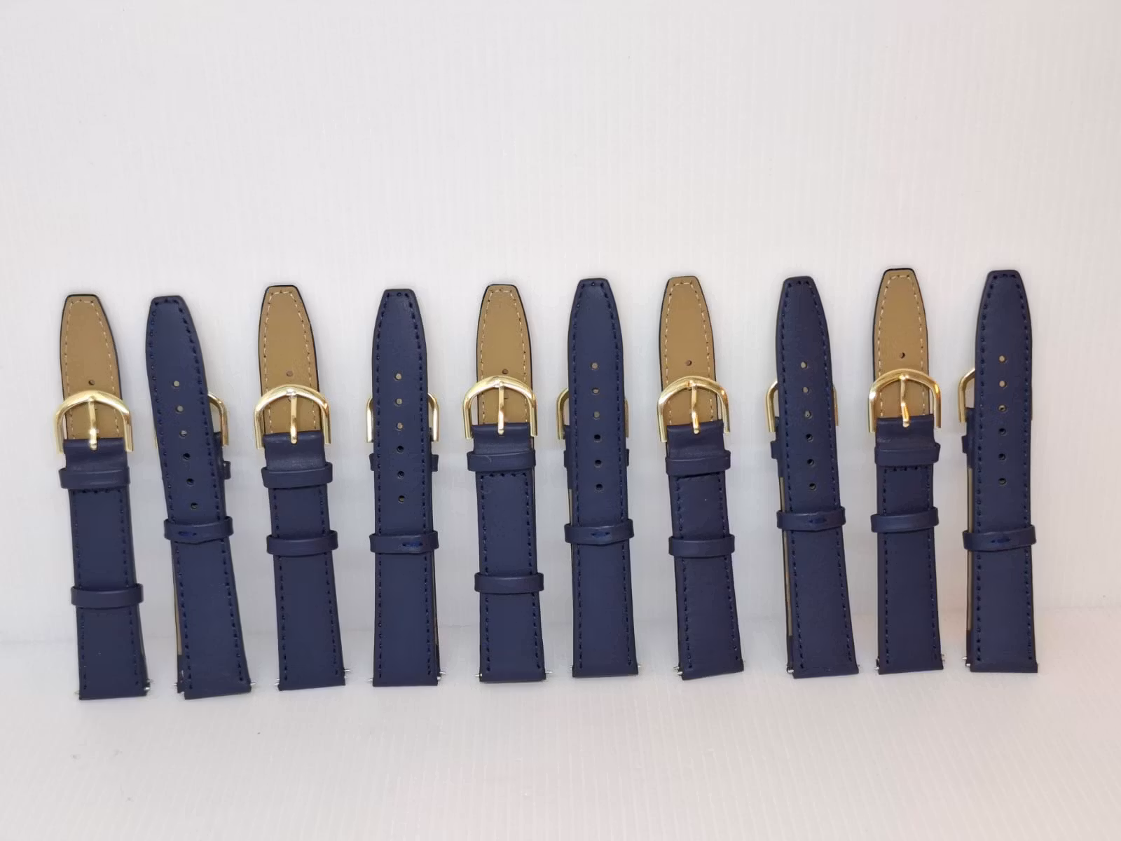 Armband MARINBLÅ KALVSKINN (18 mm)