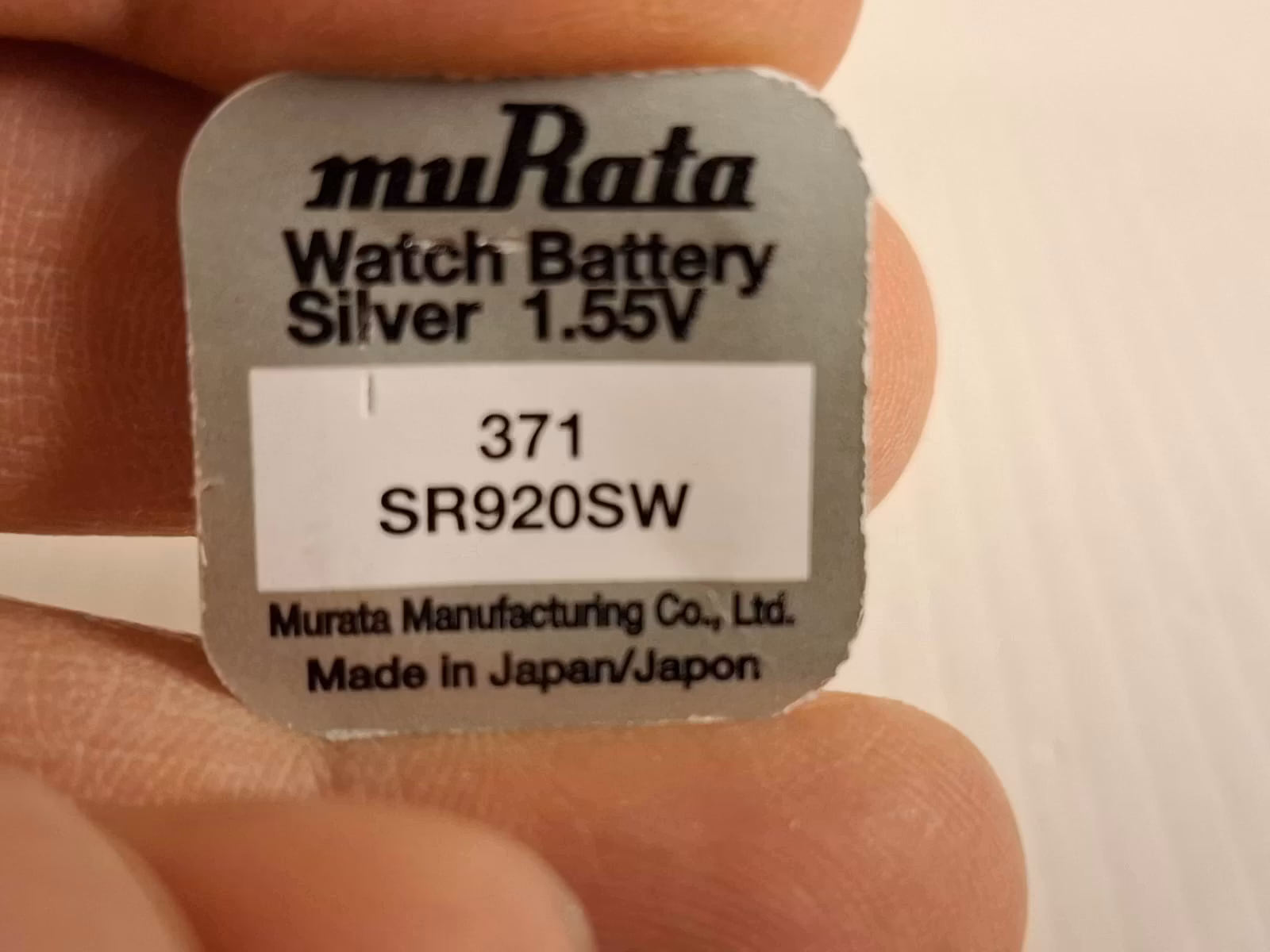 Klockbatteri MURATA (Japan) 371
