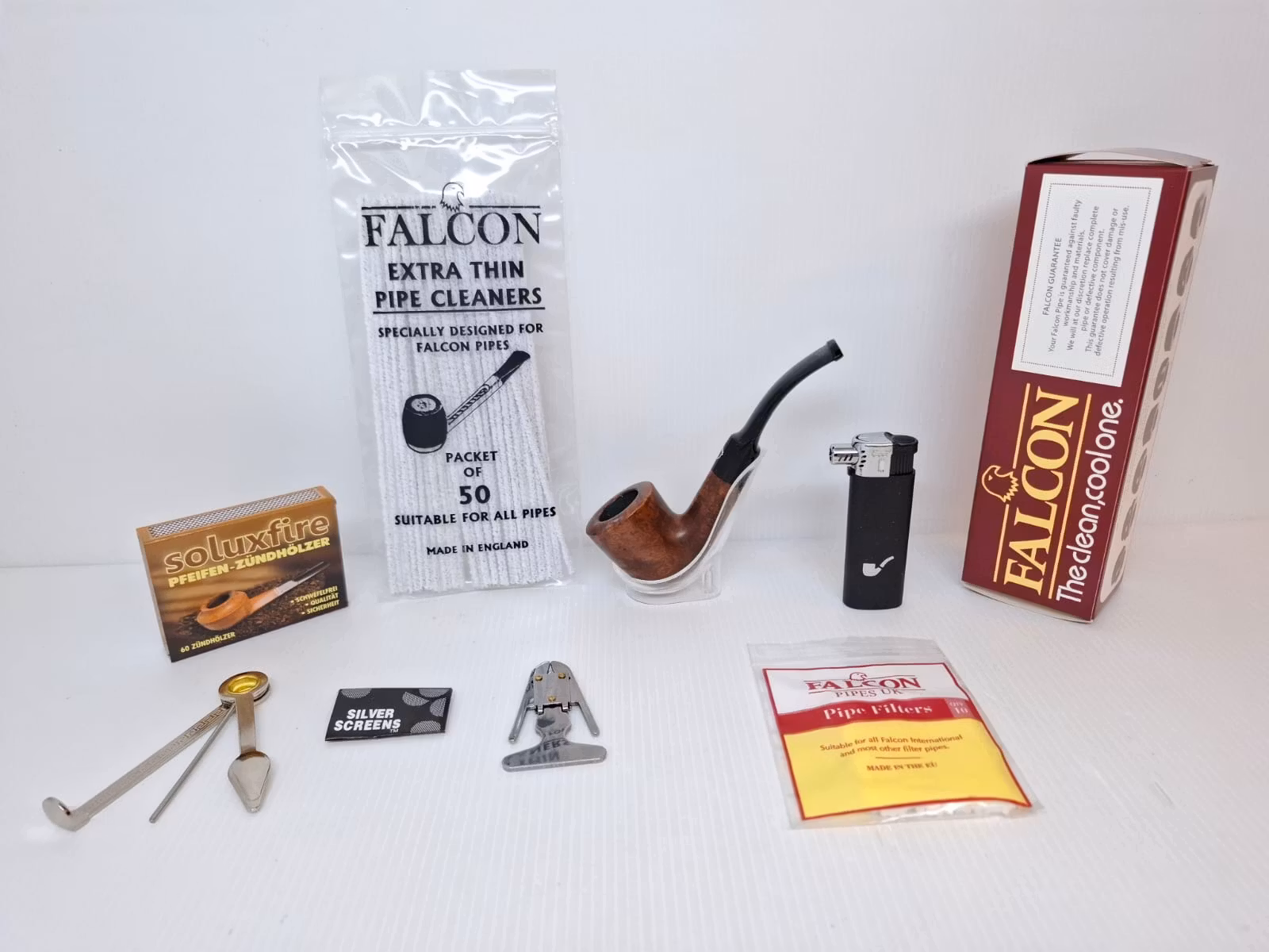 Falcon pipa + tillbehör