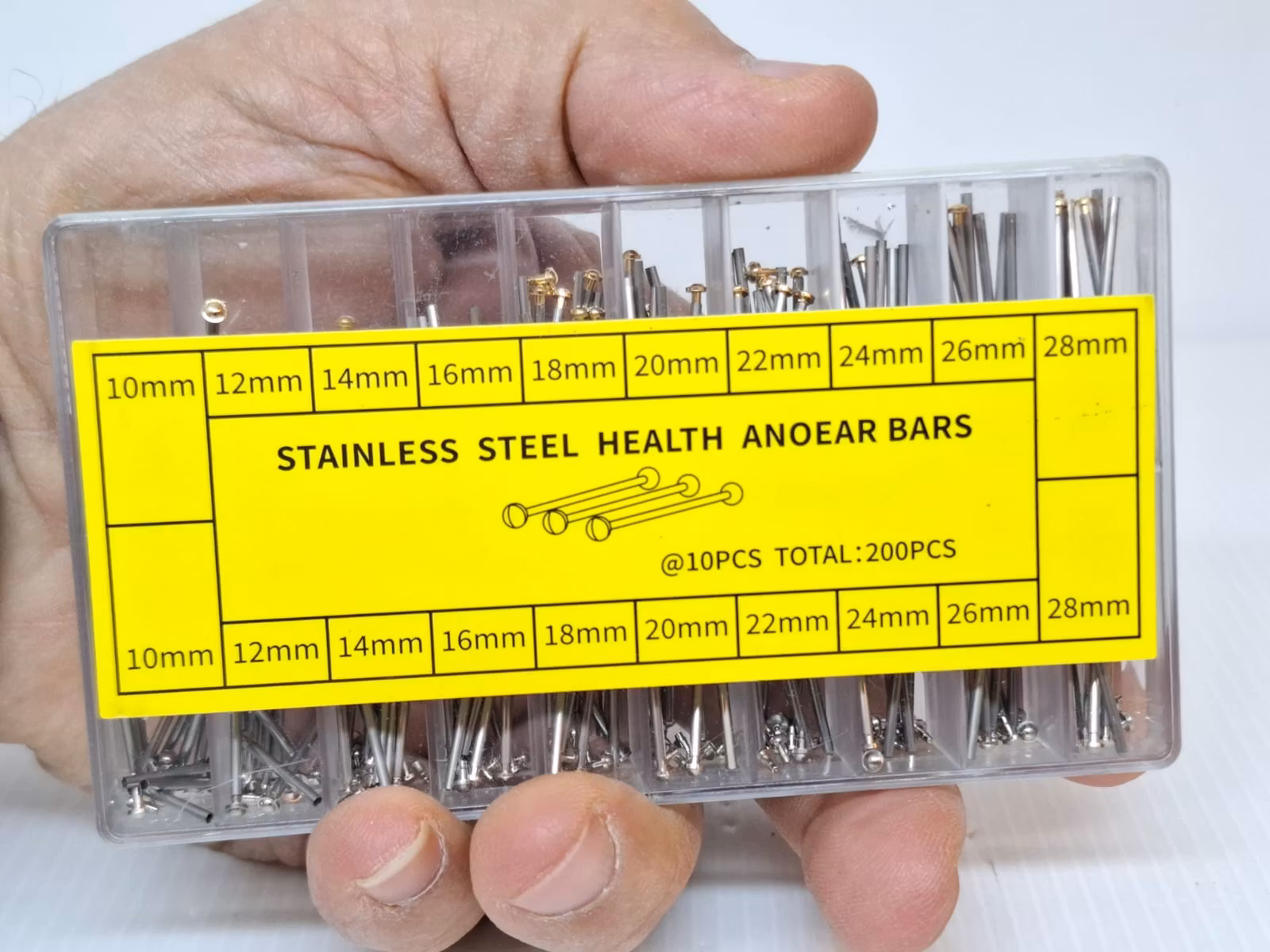 Set: Blandade stift för Armband (200 st)