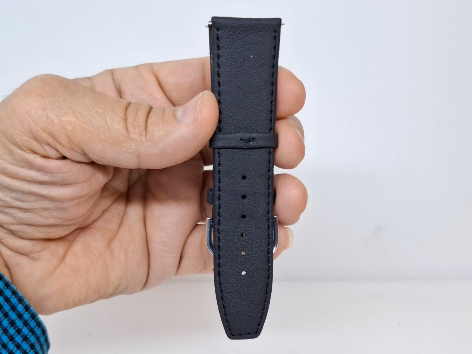 Armband SVART KALVSKINN (24 mm)