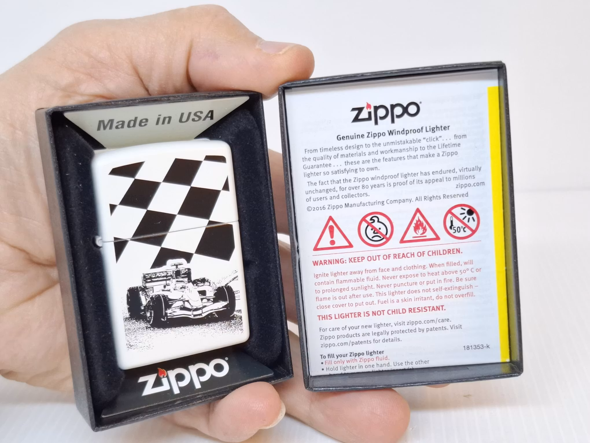 Zippotändare Formula One F1 + Stift