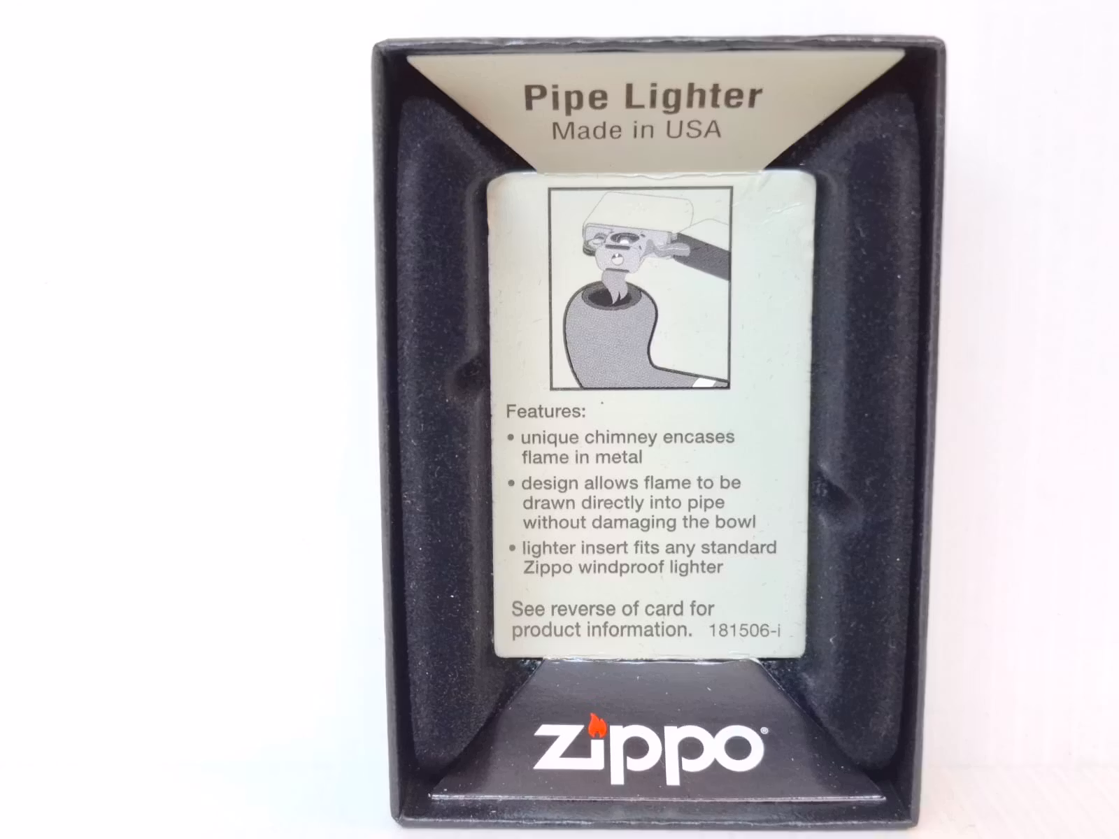 Zippotändare PIPE + tillbehör