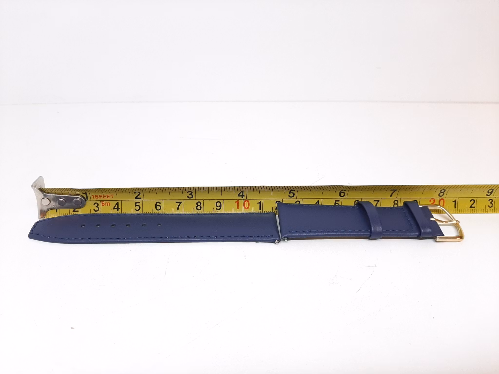 Armband MARINBLÅ KALVSKINN (22 mm)