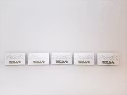 Rizla Vit Mini Dubbel cigarettpapper (5 förpackningar)