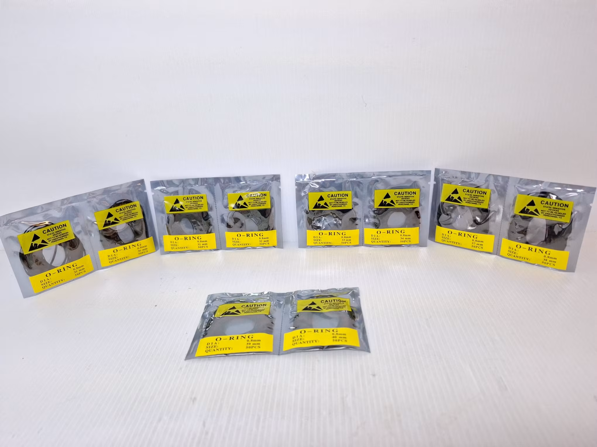 500 st: O-ringar 31-40mm (0.8-XL) (packning / tätning)