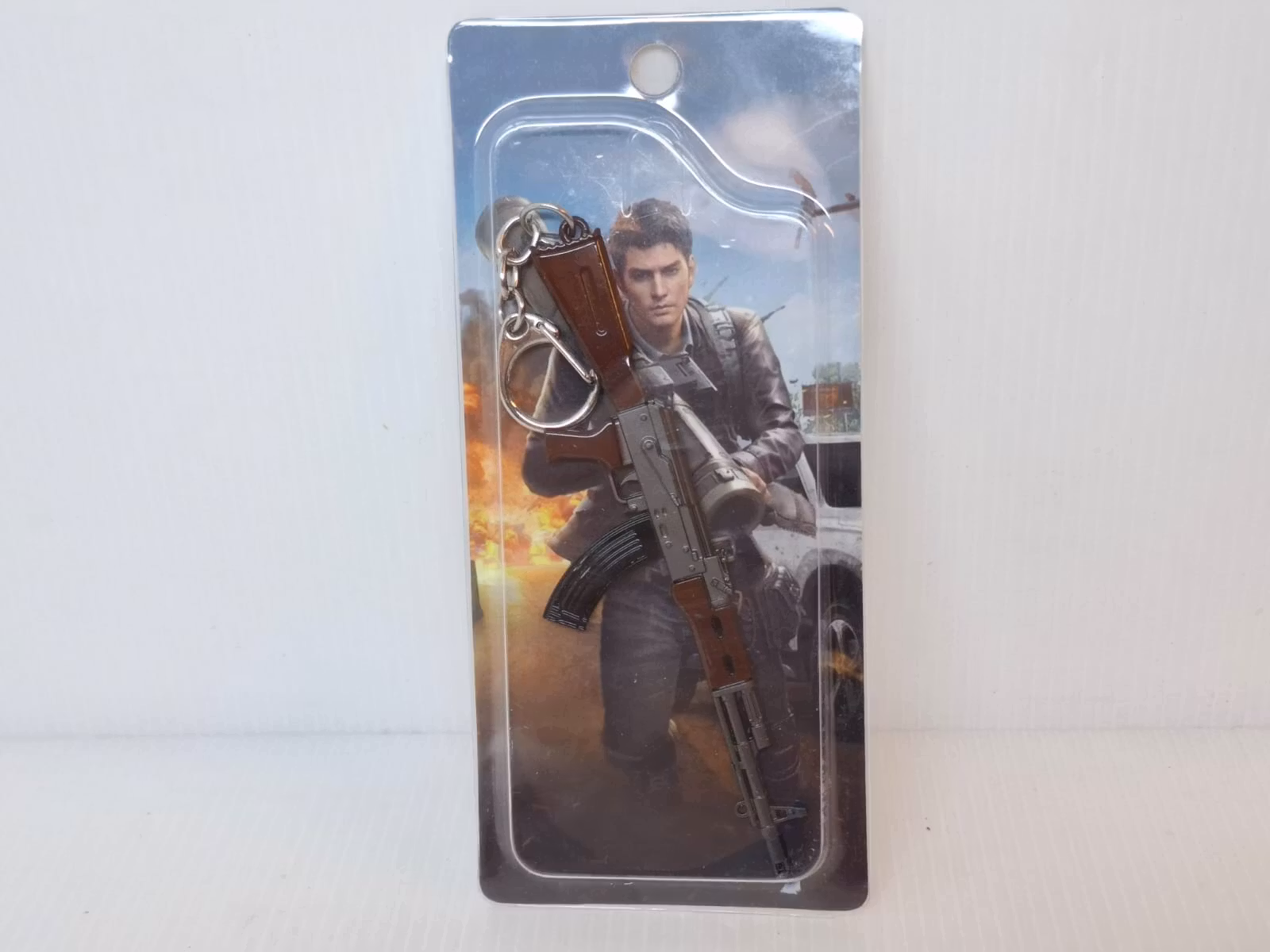Nyckelring: AK47 miniatyr (plast)