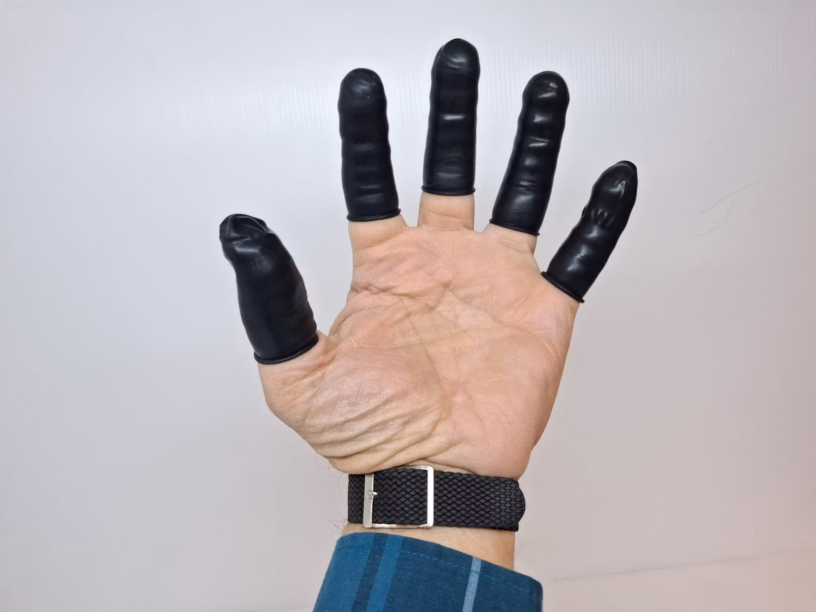 Fingertuta i gummi / latex (10st) Klocka/urmakeri verktyg