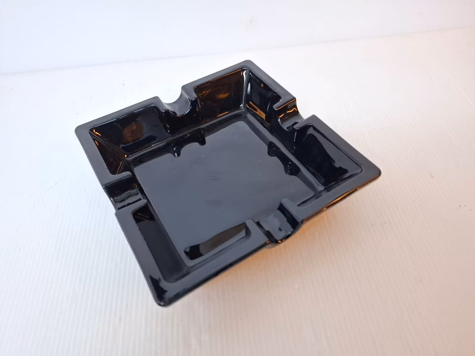 Cigarraskkopp / Askfat BLACK + tillbehör
