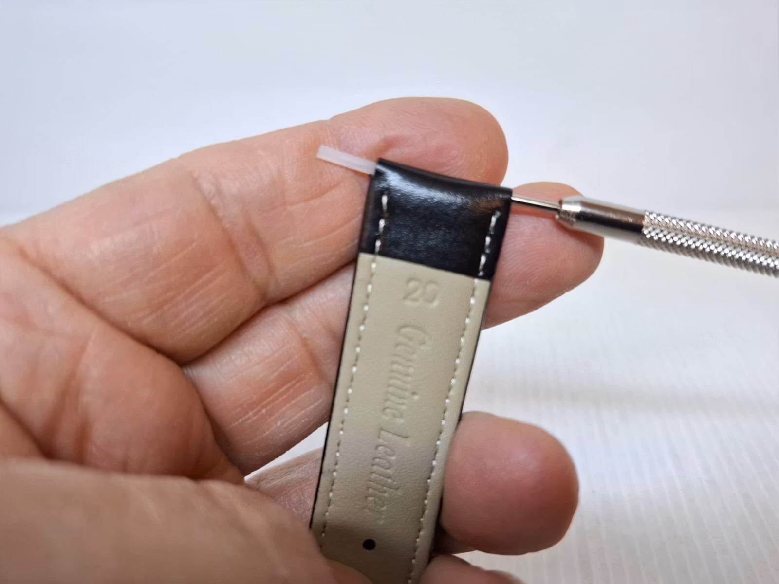 Armband SVART (20 mm) + tillbehör