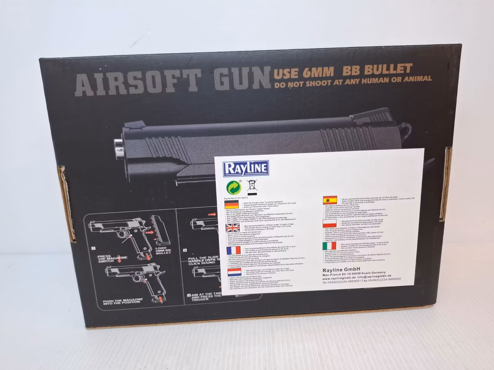 Soft Air Gun Metall (Air Soft Pistol)