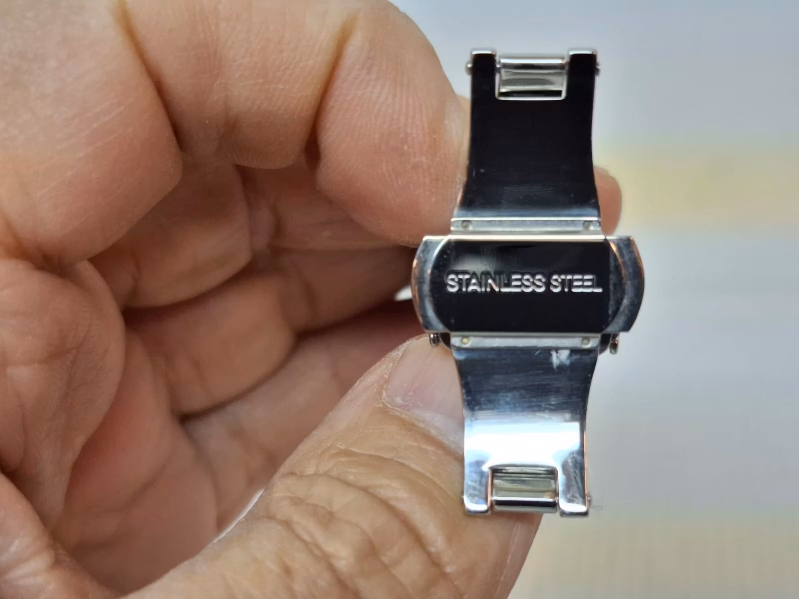 Armband SVART "METALL" (18 mm)