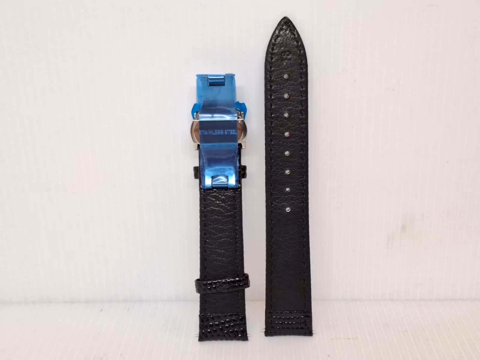 Armband SVART "METALL ORM" (18 mm)