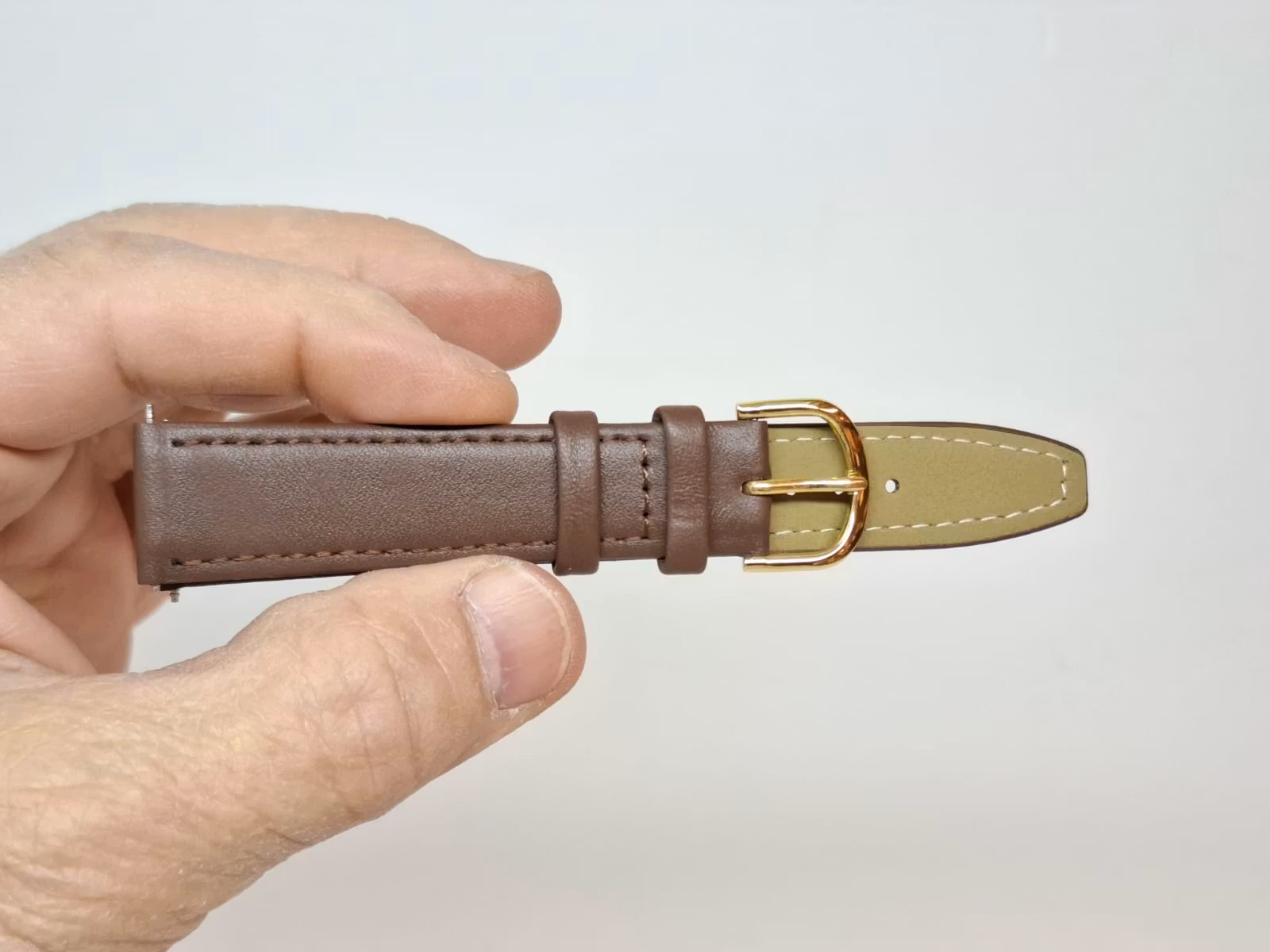 Armband BRUN KALVSKINN (18 mm)