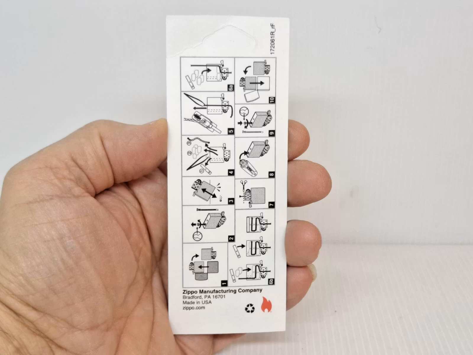 Zippotändare BLANK + tillbehör