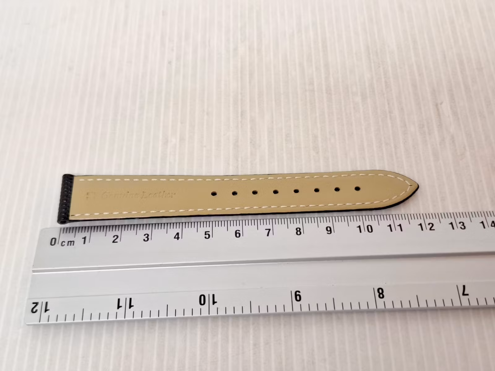 Armband SVART KALVSKINN ÖDLA/ORM (18 mm) + tillbehör