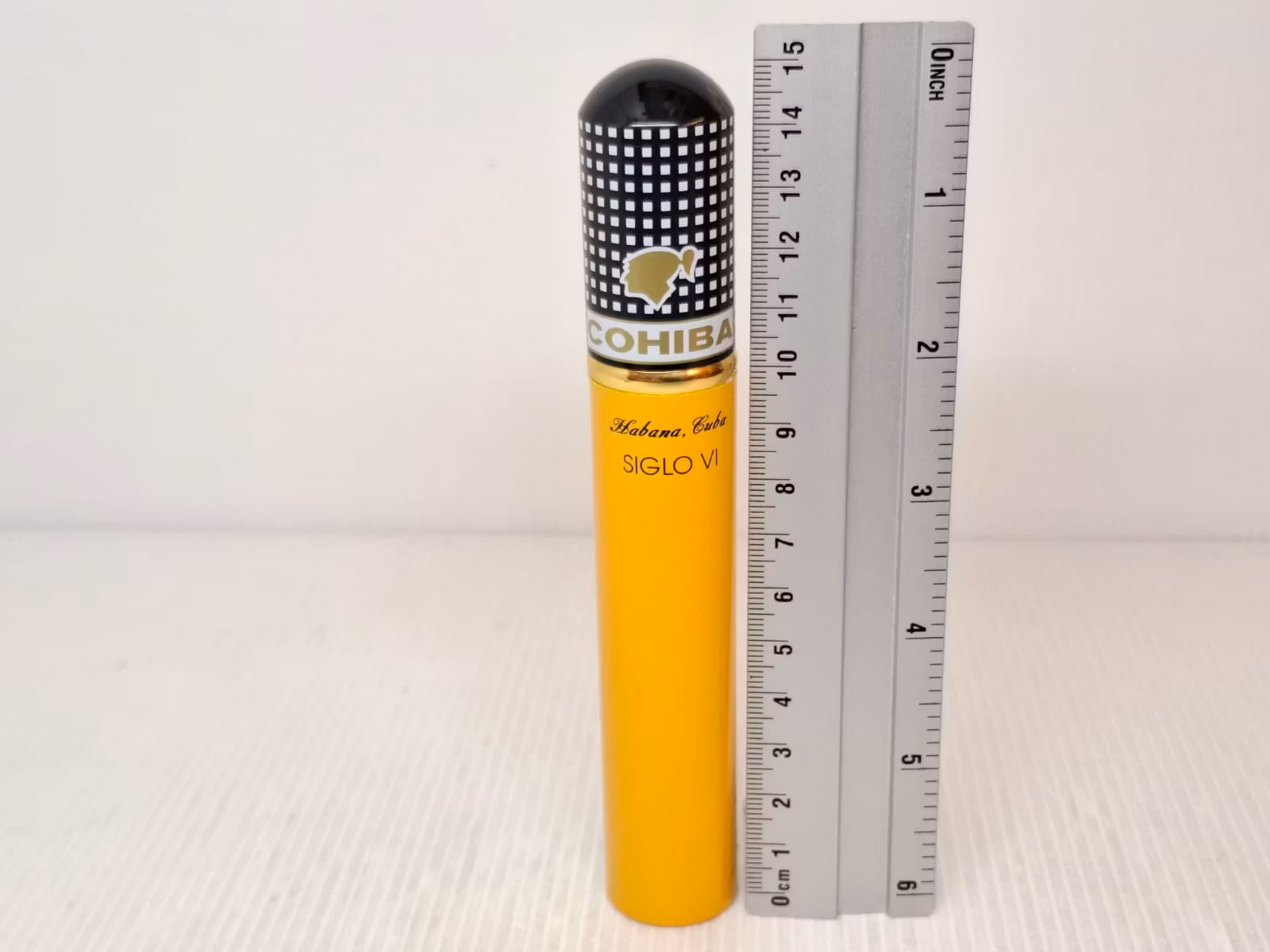 Cigarraskkopp / Askfat COHIBA + Tub COHIBA Aluminium