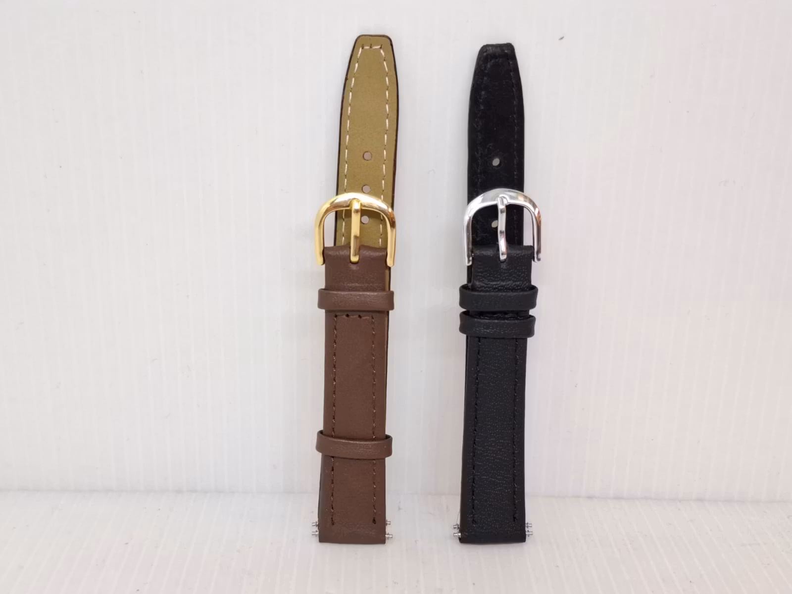 Armband BRUN/SVART KALVSKINN (14 mm)