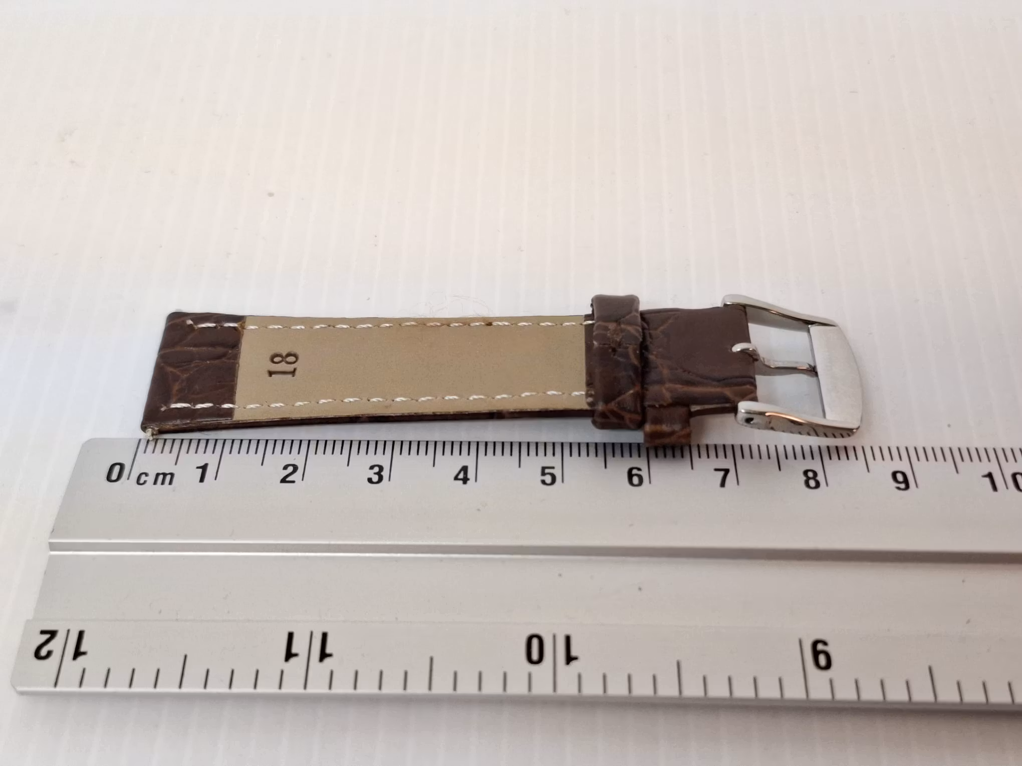 Armband LONGINES KALVSKINN "KROKODIL" (18 mm)