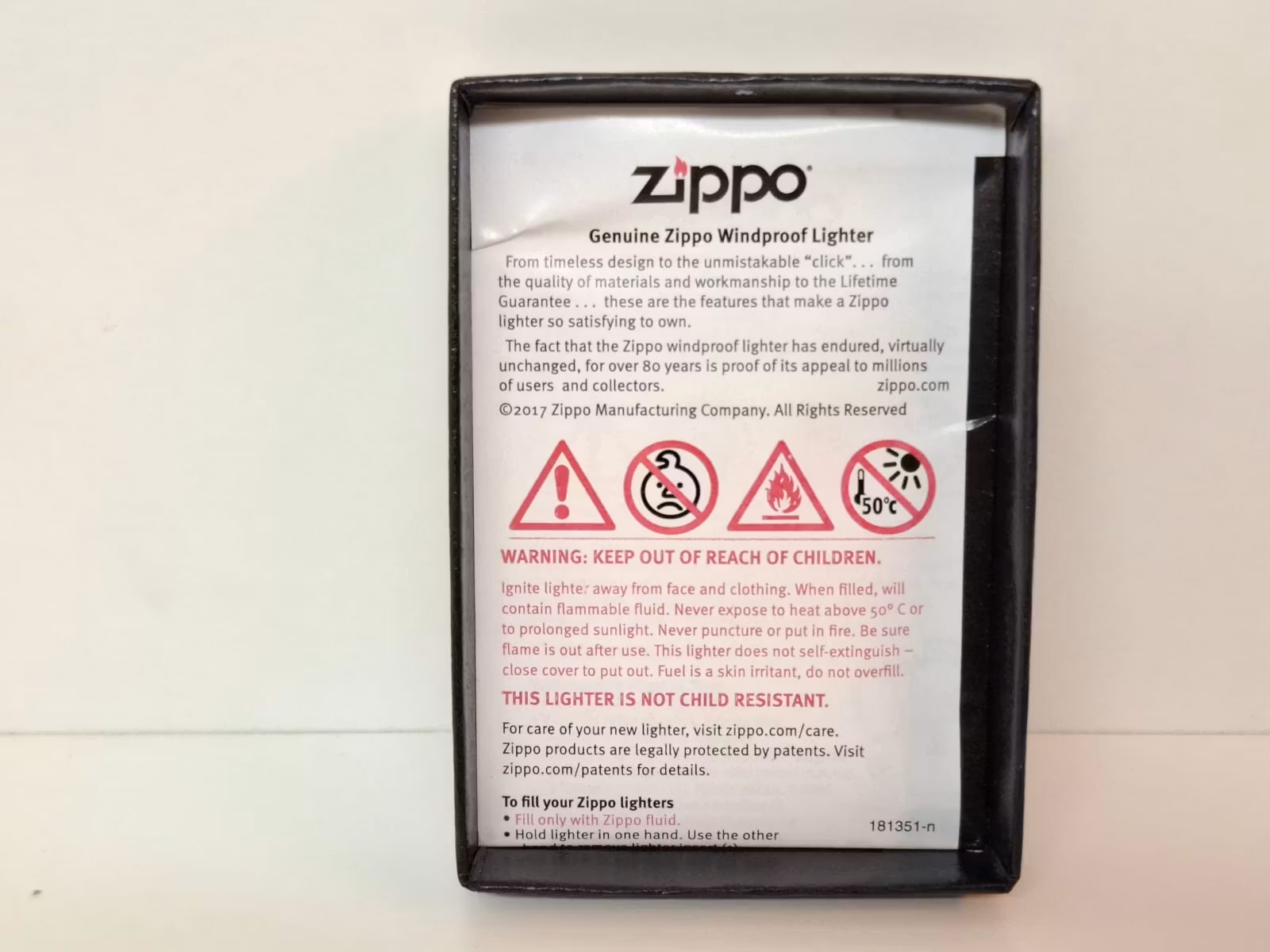 Zippotändare BORSTAD