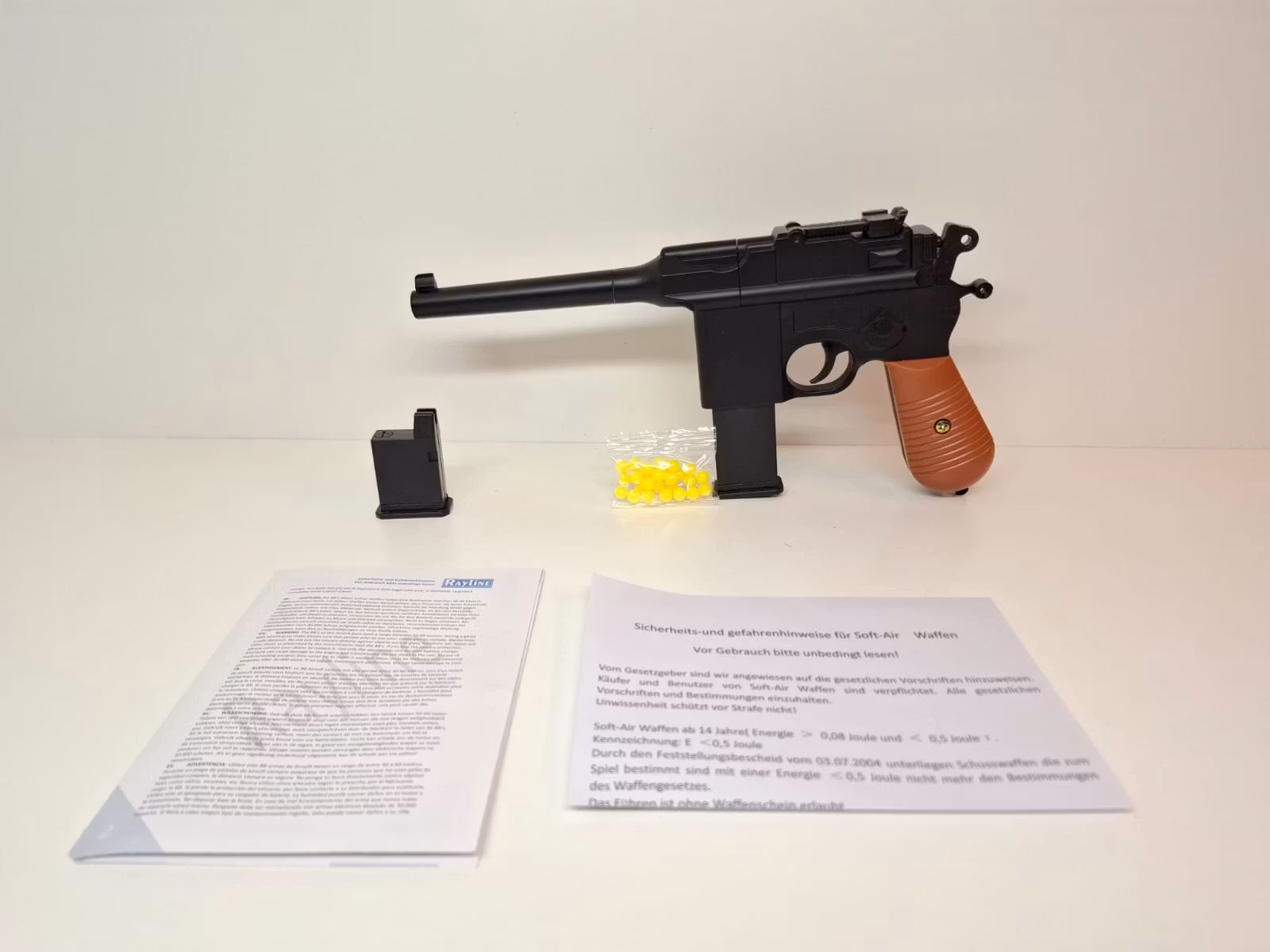 Soft Air Gun "C96 MAUSER" metall (Air Soft Pistol)