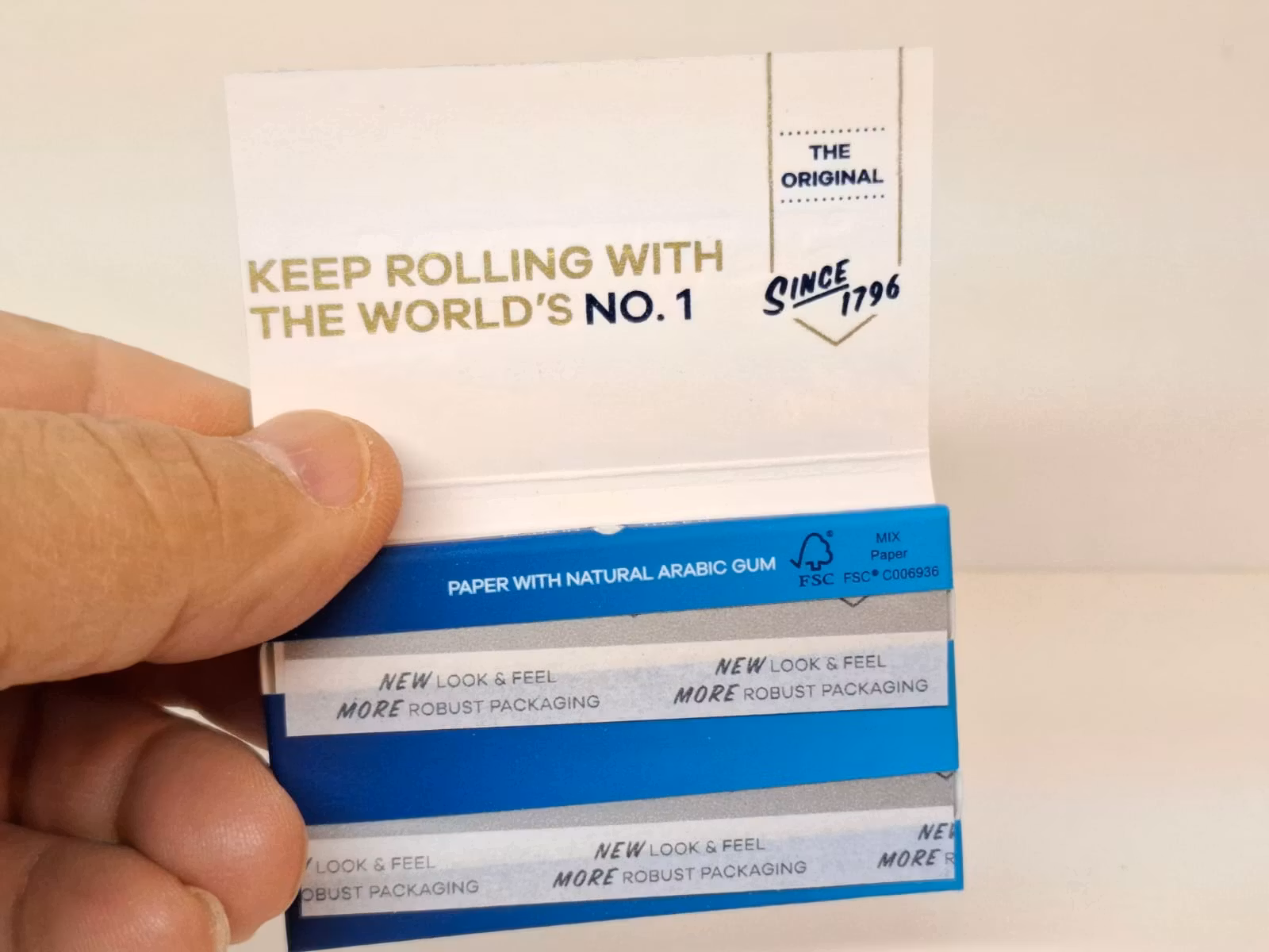 Rizla Blå Mini "Thin" Dubbel (10 förpackningar)