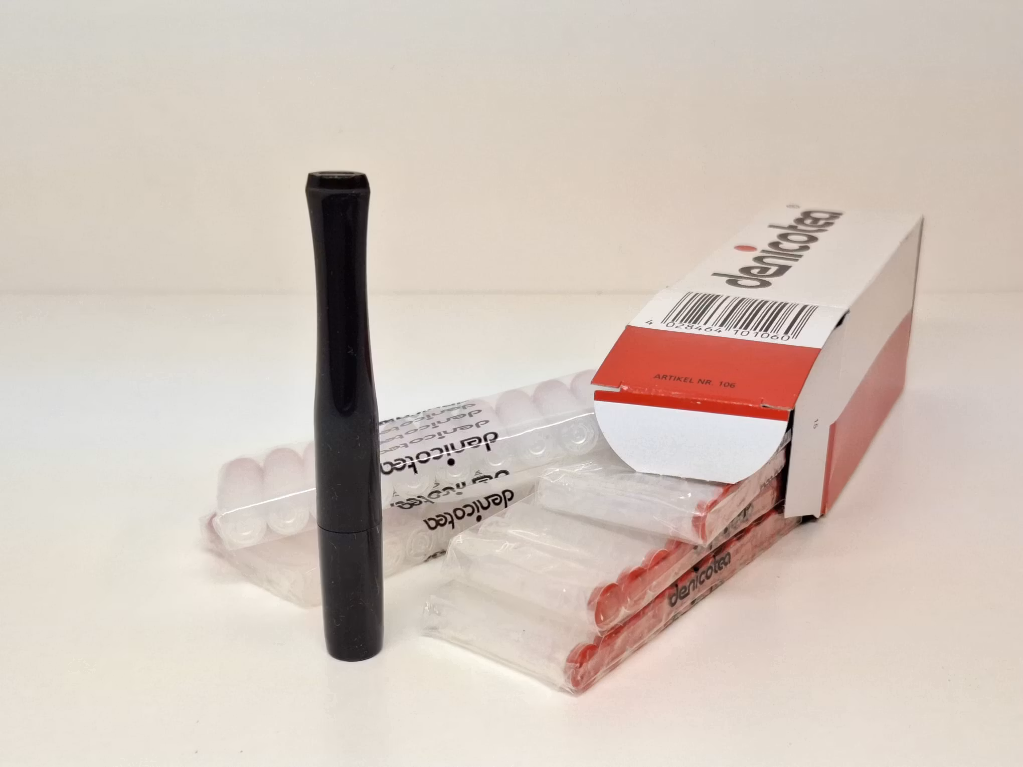 Cigarettmunstycke Denicotea BLACK + 50 Filter